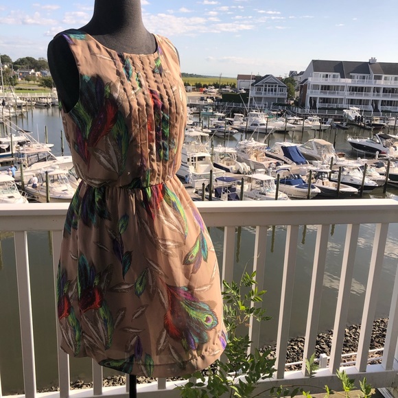 Teeze Me Fall Feather Dress 7 - Picture 3 of 5